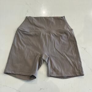 Set Active Sportsbody Biker Shorts Tan Size Small
